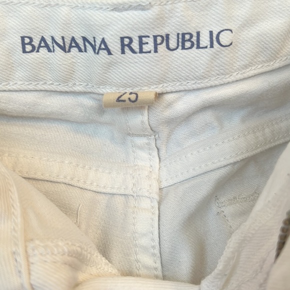Banana Republic white ankle length skinny jeans - Picture 3 of 4